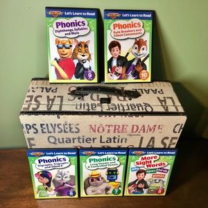 NWOT Rock N Learn Let’s Learn to Read DVD Set 6-10